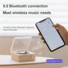 Sers portatile Retro Wireless Bluetooth compatibile Sveglia Ser Radio FM Giradischi in vinile Piccolo lettore musicale audio da tavolo 230908