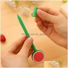 Multifunktion Pennor Creative Fruit Ballpoint Pen Lemon Gel 0.5mm Cartoon Office and School Supplies Drop Delivery Business I DHGARDEN DH82T