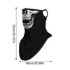 Motorcykelhjälmar möter huvudbonader Summer Breattable Sunshade Cover Hanging Ear Triangle Cycling Mask Män rolig halsduk