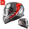 Motorradhelme Original MT Thunder 3 SV Full Face Sharp ECE DOT zertifizierte Doppellinse Herren Moto Racing