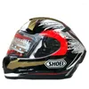 Capacetes de motocicleta Full Face Capacete Profissional Corrida ECE Clear Visor Motocross Off Road Touring