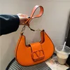 New Solid Litchi Pattern Underarm Bags Fashion Shoulder High Quality Women's Bag and Versatile 1rb 80% off outlets slae