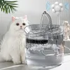 Gato tigelas alimentadores fonte de água filtro automático usb elétrico mudo bebedor tigela recircular filtração para gatos pet dispensador 230907