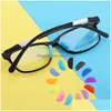 Objektiv Kleidung 5Pairspack Antislip Sile Nasenpads Für Brillen Push-On Reparatur Werkzeug Brillen Sonnenbrillen Brillen Zubehör 221119 Drop de Dh94G