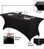 Table Cloth Wedding Decoratio Spandex Banquet Cover Rectangle Lycra Hotel Birthday Party Meeting Room Nice Design