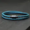 Bracelets de charme 5pcs Keel Rope Bracelet Homme Aimant Bracelet en acier inoxydable Hommes Cadeau pour lui Camping en plein air Bijoux Accessoires Pulseras