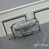 Фирменная сумка Дизайнерская сумка на плечо Модная сумка Сумка через плечо с имитацией хрусталя и вышивкой бисером в двух размерах