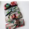 2021 Elastic Headband For men and Women Letter Sequins design Green red flower Hair bands Girl Retro Turban 0123235Y