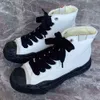 Maison Mihara Yasuhiro MMY Sapatos dissolventes para homens com solas grossas e altura elevada Sapatos casuais japoneses femininos de lona Tamanho 36-47