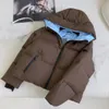 Femmes Down Parkas Designer Femmes Coton Vestes À Capuchon D'hiver En Plein Air Chaleur Manteaux # szfp10209 Noir et Marron Couleur Courte Doudoune Chaud Mode Lady Coton Manteau