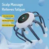 Head Massager Home Rechargeable 360 degree Vibration Full Body Relax Blood Circulation Decompression Wireless Electric Scalp 230908