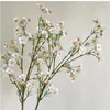 Decorative Flowers White Artificical Plum Cherry Blossoms Branch Living Room El Table Centerpiece Decor Wedding Floral Arrangement