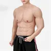 Body de ventre musculaire en silicone réaliste avec simulation de bras musclés fausse poitrine pour homme et femme Shemale Cosplay Men's316y