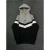 Men's Tracksuits Trendy Brand New Trapstar Sweater Set with Three Colors Optional Embroidery Drawstring Hooded Coat Sports trend