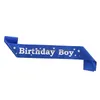 Party Decoration 4 Styles Birthday Boy Etikett Belt Fashion Blue Starry Sky Crown Shoder Strap Drop Delivery Home Garden F DHGARDEN DHZF0