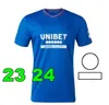 23 24 Rangers Soccer Jerseys Glasgow Colak Roofe Lundstram Hagi Barker Morelos Tavernier Kent Tillman FC Fashion Jr Football Shirt Hommes et enfants Kit