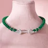 Bangle TIRIM Kralen Choker voor Vrouwen Kleur Natuursteen Ketting Dagelijkse slijtage Ceremonie Engament Cocktail Party Sieraden Accessoires 230907