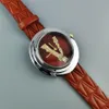 Belt Stone Women's Belt Watch Top Brand Luxury Leisure Leather Quartz Women's Watch Business Clock305R