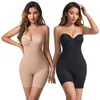 Shapers femininos europeus e americanos sem alças de uma peça shapewear vestido de casamento com bela volta túnica barriga quadril elevador