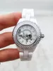 10% rabatt på Watch Watch Ceramic 33mm Water Resistant Luxury Womens Quartz Gift Luxury CH09