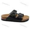 Designer Schoenen Boston Slippers Klompen Sandaal Platte Kurk Slipper Dames Heren Sandalen Wrapped Toe Lederen Slides Zomer Strand Casual Schoenen Duitsland Birke Slipper