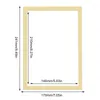 Frames Magnetisch displayframe Hoge kwaliteit PVC Zakelijke licentie Draagbaar Zelfklevend Gratis ponsen P Voor Home Decor