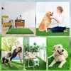 kennels pens Pet Toilet Training Pee Pad Breathable Artificial Simulation Lawn Dog Trainer Mat Portable Durable Dogs Cats Potty Litter Rug 230908