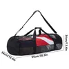 Outdoor Bags Diving Mesh Bag Nylon Snorkeling Equipment Fins Storage Carrying Tote Beach Travel Swimming Organizing Pouch 230907