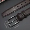 Ceintures en cuir véritable pour hommes, nouvelle mode, ceinture de styliste avec boucle ardillon avec bracelet en cuir, pour robe d'affaires, HQ091