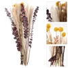 Flores decorativas casamento reed prop seco diy decorações vaso eterno pampas grama layout adereços