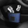 Accessori interni Pattumiera per auto Scatola portaoggetti portatile per pattumiera Contenitori per sacchi per rifiuti Pelle impermeabile per autoveicoli RV Taxi Van SUV Vessel