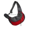 Porte-chien Bandoulière Sac à dos pour animaux de compagnie Chiens Mesh Sacs de voyage respirants Portable Chat et Shoder Sac 6 couleurs Drop Livraison Accueil G Dhgarden Dhhcg