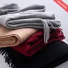 Scarves Solidlove Wool Winter Scarf Women Scarves Adult Scarves for ladies 100% Wool scarf women Fashion Cashmere Poncho Wrap 230907