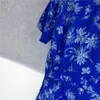 Sandroskjorta krage blommig klänning ruffle fit a-line miniklänning för kvinnor