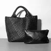 Роскошные женские сумки Botteg Vene, новые модные сумки ручной работы большой вместимости для покупок, женские универсальные сумки для матери и ребенка X4B87MDE7
