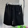 Luojia 2023 verão nova fita bordado esportes shorts casuais masculino solto versátil capris marca de moda