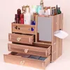 Förvaringslådor Displaycontainer Makeup Drawer Shelf Cosmetic Lipstick Holder Desk Beauty Cabinet Cosmeticos Home Garden OA50MO