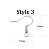 Dangle Oorbellen 50 stuks Hypoallergeen Roestvrij Staal Grote Oorbelhaken Accessoires Voor Vrouwen Sieraden Maken Charms DIY Mode Hanger