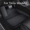 Voor Tesla Model 3 2021 Vloer Mat Waterdichte niet-slip Modified Model3 Accessoires 3 st.