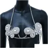 Other Exclusive Butterfly Bra Bikini Top Lingerie For Women Y Luxury Crystal Body Chain Harness Necklace Jewelry Party 221008 Drop Del Dhdwg