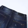 Spring Jeans Moda Moda Jean 2024 Demin mens amiirii roxo outono alta cintura elástica slim fit