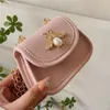 Sac à main en forme d'abeille pour enfants, sac de selle avec chaîne à une épaule pour filles, sacoches de styliste pour enfants, Mini portefeuille princesse, 2022, 2408