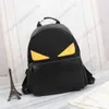 Sacs Top Travel Bag Designer Backpack Schoolbag Highend Real Leather New Little Monster Fashion Fashion Sac pour hommes et femmes en plein air