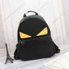 Top travel bag designer backpack schoolbag high-end real leather new little monster fashion shoulder bag for men and women outdoor fitness sports handbag