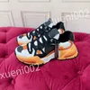 Hot Luxury Designer Sneakers Pop Color Matching Running Shoes Thick Sole Trend Light Fashion All Match Color Cool Casual Lace-Up Dad Shoe FD221008