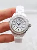 Ceramic Watch Fashion Märke 38mm vattenbeständiga armbandsur Luxury Women's Quartz Watch Fashion Gift Märke Luxury Watch CH013