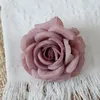 Faux Floral Greenery 30pcs/Lot 9cm-10CM Large White Rose Artificial Silk Flower Heads DIY Wedding Decoration Wreath Scrapbooking Craft Fake Flowers 230907