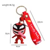 Wholesale inventory Hero Doll Cartoon Keychain Soft Rubber PVC Car Pendant School Bag Silicone Anime Birthday Gift
