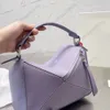 Para Dropship, bolsos de hombro morados para mujer, bandoleras de retazos a la moda, elegantes bolsos bonitos 2023