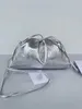 Womens Handbag Bvs 2023 Hot Sell حقيبة جلدية جديدة واحدة كتف كتف كروس الزلابية باليد